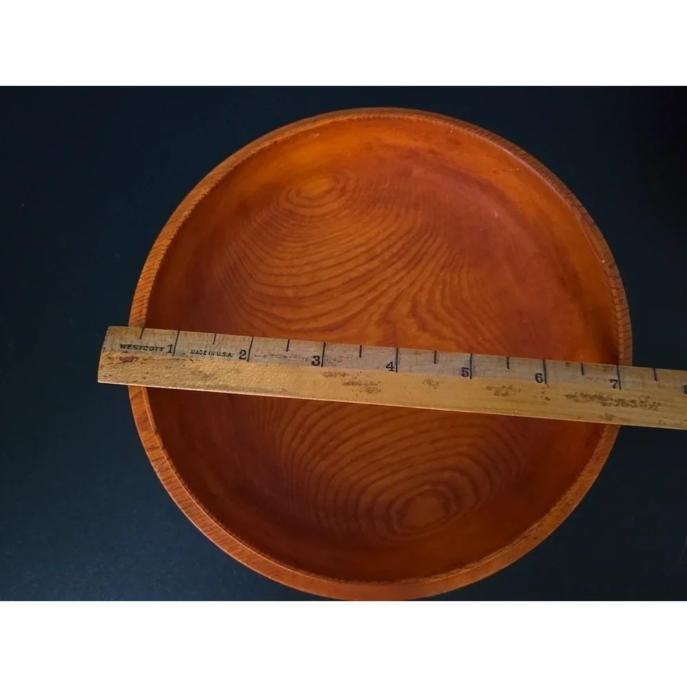 Vintage‎ Wooden Dapa Bhutanese Burl Maple Wood Bowl Used for Commoners